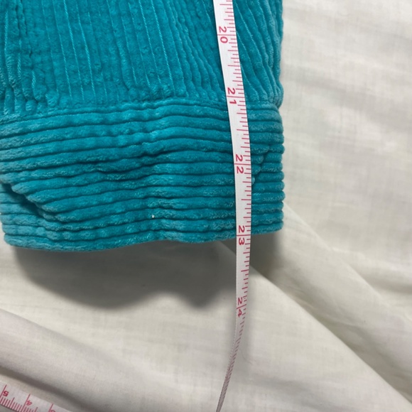 L.L. Bean Women’s Corduroy Shacket. Long Sleeve Turquoise. Granny Core. 3X - Picture 10 of 10
